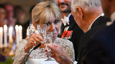 Brigitte Macron, în rochie de mireasă la 72 de ani, la un dineu cu familia regală din Norvegia