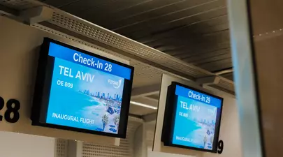 Primul zbor comercial FLYONE de pe Aeroportul Otopeni a decolat spre Tel Aviv