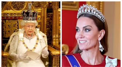 Bijuteria spectaculoasă pe care Kate Middleton nu a purtat-o niciodată. A fost favorita Reginei Elisabeta