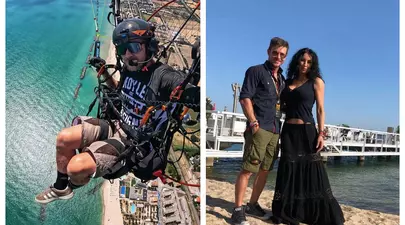 Imagini tulburătoare cu locul unde Felix Baumgartner s-a prăbușit cu parapanta. Turiștii au privit îngroziți lupta medicilor de a-i salva viața
