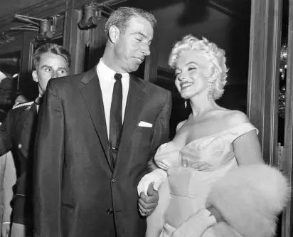 Alături de al doilea soț, Joe DiMaggio