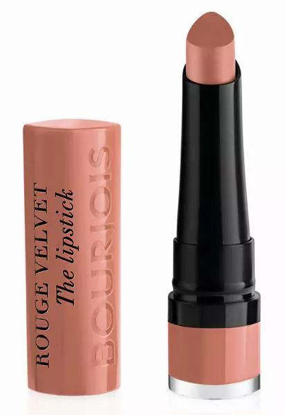 Ruj mat rezistent, Bourjois, Rouge Velvet the Lipstick, nuanța 01 Hey Nude!, 53 lei