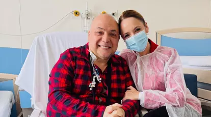 Andreea Marin l-a vizitat la spital pe Constantin Zamfirescu „Gogoașă”, după ce a fost operat pe cord: „Îi promisesem că ne vom vedea”