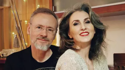 Fotografia rară publicată de Mihai Albu de ziua lui. Mikaela, fiica Iuliei Albu, surprinsă alături de tatăl ei și actuala lui soție