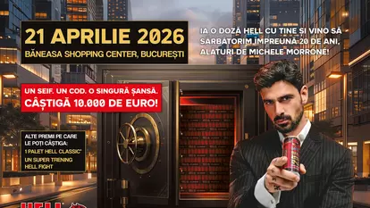 HELL sărbătorește 20 de ani, cu Michele Morrone, la evenimentul aniversar din București
