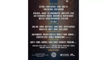 UNTOLD anunță programul pe zile: află când vor urca pe scena festivalului headlinerii Sting, Zara Larsson, Lewis Capaldi, Swae Lee, Flo-Rida, Martin Garrix, Kygo, The Chainsmokers și alții