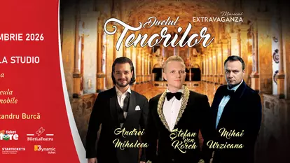 Ediţia 2026 a „DUELULUI TENORILOR”, cu ŞTEFAN von KORCH şi invitaţii,-  pe 14 septembrie la TNB – Sala Studio, în deschiderea stagiunii Musical Extravaganza