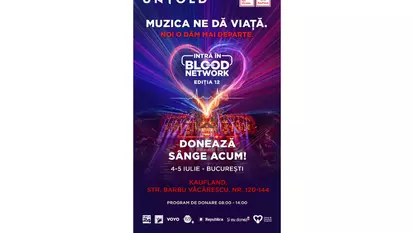 Caravana Blood Network ajunge la București