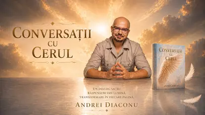 Andrei Diaconu debutează în lumea editorială cu volumul „Conversații cu Cerul – Răspunsurile Arhanghelilor”