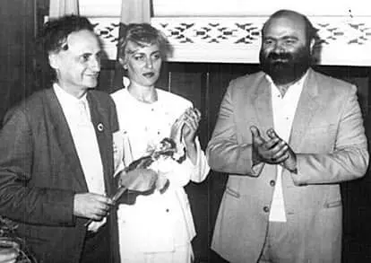 Ion și Doina Aldea-Teodorovici cu Vieru