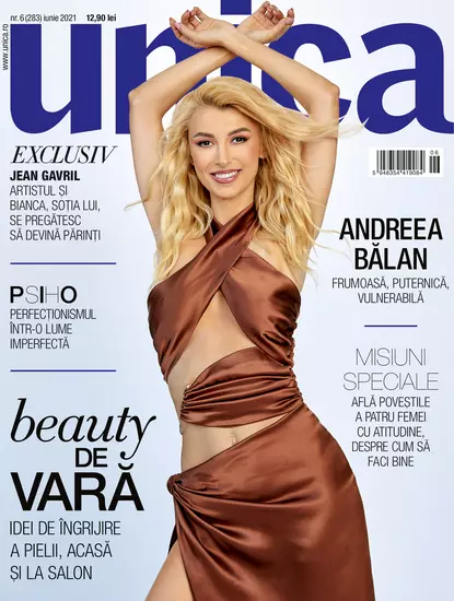 A apărut revista Unica de iunie! Andreea Bălan, mai senzuală ca niciodată pe copertă