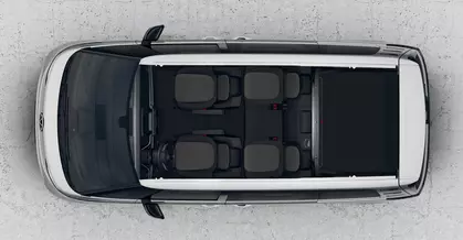 Versiunea minibus a seriei VW ID. Pro primește un panou de compartimentare integrat și amovibil