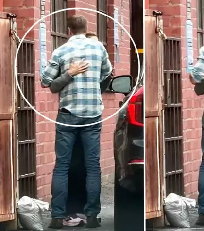 S-au ascuns după o mașină, pe o străduță lăturalnică și... n-au mai ținut cont de nimic! Au fost prinși de paparazzi într-un moment intim!