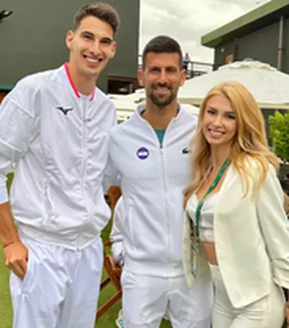 Andreea Bălan și Victor Cornea au dat nas în nas cu Novak Djokovic la Wimbledon: „Cel mai...”