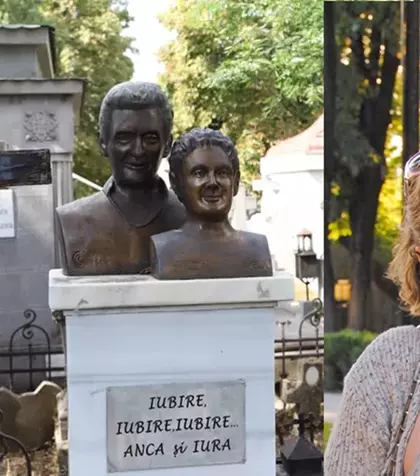 Sora Ancăi Pandrea, în scaun cu rotile la cimitir. Parcă sunt gemene, nimeni nu a știut cât de bine seamănă. Imaginile durerii din ziua marelui adio. Mulți au uitat-o, dar cine e singura vedetă care a venit la înmormântare