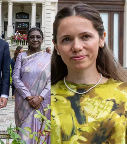 Ca la Bollywood! Cum s-a îmbrăcat Prima Doamnă a României la întâlnirea cu președinta Indiei la București. Niciodată nu a fost atât de îndrăzneață! Imaginile momentului