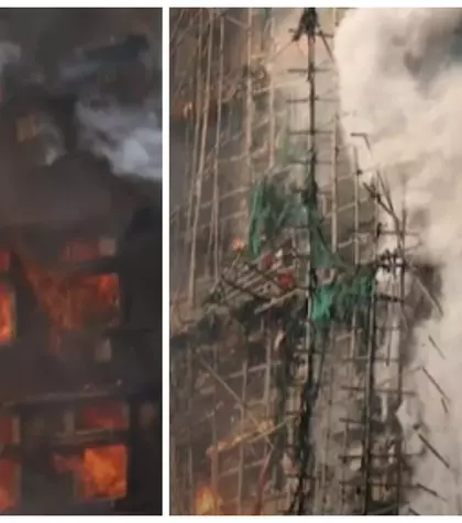 INCENDIUL care a făcut prăpăd într-un complex rezidențial. Sute de oameni sunt prinși în INFERN, iar bilanțul a ajuns la 55 de morți: "Este sfâșietor. Ne întrebăm cu îngrijorare dacă mai sunt oameni blocaţi înăuntru". Flăcările încă nu au fost stinse