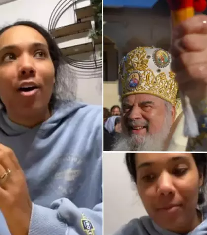 Cum a reacționat o americancă stabilită în România când s-a trezit cu preotul de Bobotează la ușă: „Sunt șocată”. Ce a povestit femeia. Reacțiile curg pe rețelele de socializare