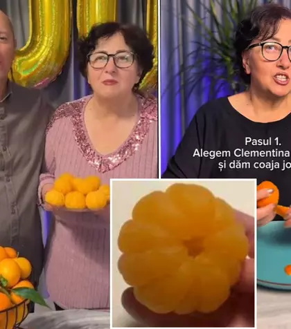 Cine sunt Gicu și Adriana, soții care au devenit virali pe internet pentru cum decojesc clementinele. Cu ce se ocupă cei doi, de fapt. Nu sunt pensionari!