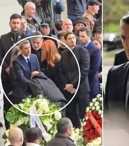 Un bărbat venit la priveghiul de pe Arena Națională s-a apropiat de Răzvan Lucescu, iar ce a urmat i-a lăsat pe toți muți de uimire! Gestul lui a stârnit lacrimi