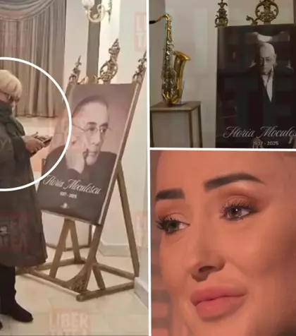 Apariție neașteptată la priveghiul lui Horia Moculescu. Cine a venit să-și ia adio de la maestru. Avem imaginile! Foto