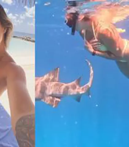 Aryna Sabalenka face SENZAȚIE în vacanța de vis din Maldive: a înotat cu rechinii