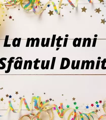 Mesaje de Sfântul Dumitru. Alege cele mai frumoase urări, SMS-uri și mesaje de la mulți ani de Sfântul Dumitru