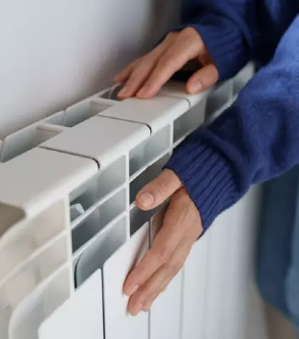 De ce caloriferul se încălzește doar în partea de sus