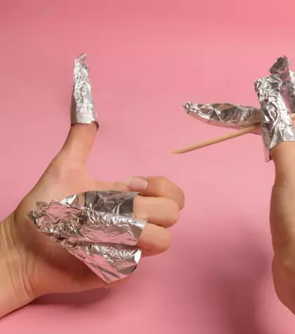 Trucuri cu folie de aluminiu în afara bucătăriei