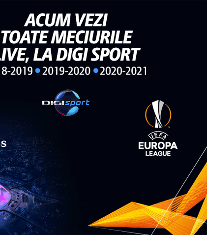 Săptămâna finalelor englezești în Europa League și Champions League va fi în direct la Digi Sport 1