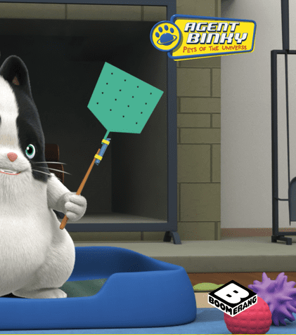 Boomerang difuzează de astăzi un nou serial animat, „Agent Binky”