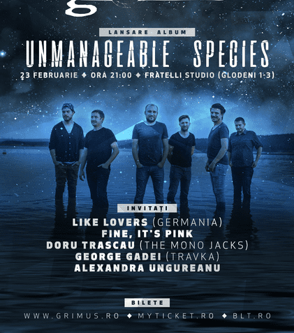 Grimus lansează albumul „Unamanageable Species”