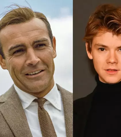 Imagini virale: Thomas Brodie-Sangster și Sean Connery – ambii la 34 de ani, dar ce diferență uluitoare!