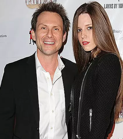 Christian Slater s-a însurat spontan cu iubita, Brittany Lopez