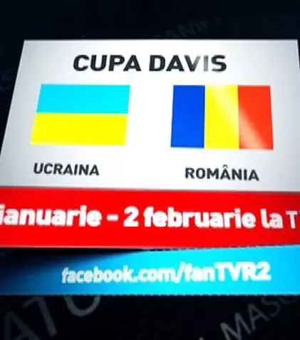Partida Ucraina – România din Cupa Davis va fi transmisă de TVR 2