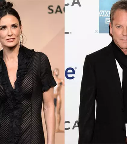 Demi Moore şi Kiefer Sutherland, un cuplu?