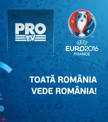 Campionatul European de Fotbal se vede și la Pro TV