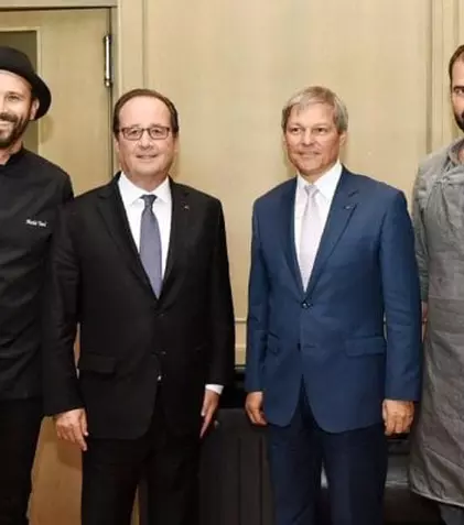Nicolai Tand și Adi Hădean au gătit pentru președintele Franței