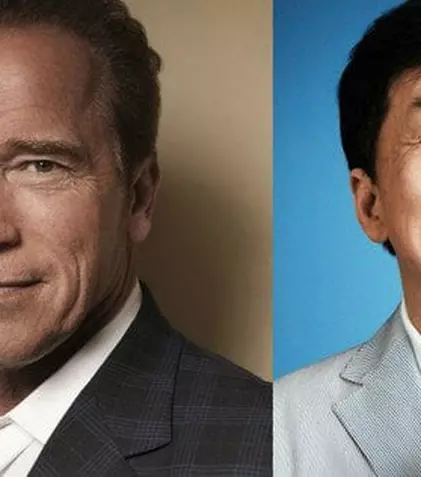 Arnold Schwarzenegger face echipă cu Jackie Chan