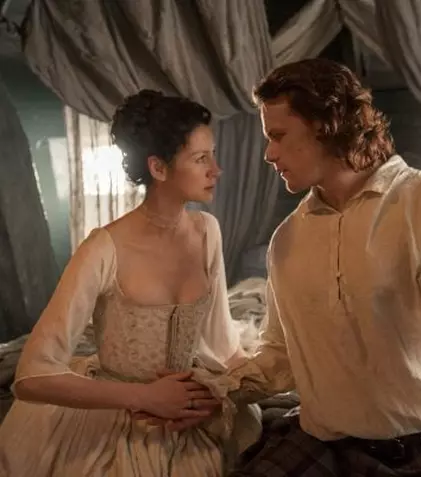 Caitriona Balfe nu prea s-a întâlnit cu Sam Heughan anul ăsta