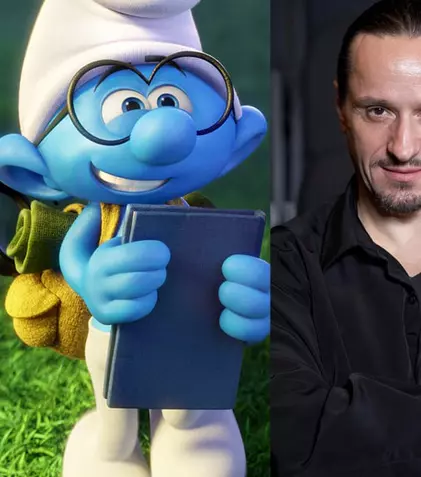Andra este Strumpfița, iar Claudiu Bleonț este Gargamel în animația „Ștrumpfii: Satul pierdut”