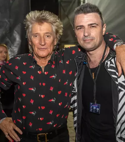 Trupa Vunk pe aceeași scenă cu Rod Stewart: „A fost un concert important pentru noi”