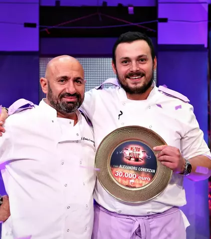 Alexandru Comerzan este câștigătorul de aur al lui chef Cătălin Scărlătescu