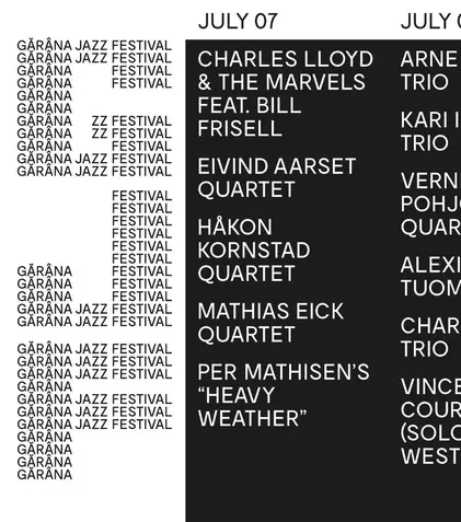Gărâna Jazz Festival,7-10 iulie 2022: program, artiști, bilete, cazare
