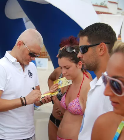 FOTO. Virgil Ianțu, la distracție pe plaja Kanal D Summer Studio