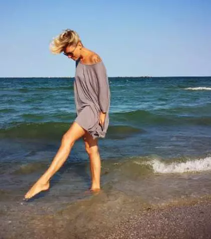 Dana Nălbaru, cu toată familia la mare