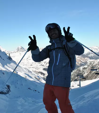 George Vintilă şi-a petrecut vacanţa pe schiuri, în Austria