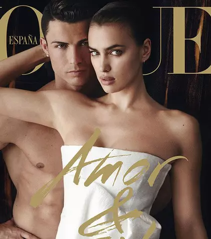 Cristiano Ronaldo apare gol alături de iubita sa, Irina Shayk
