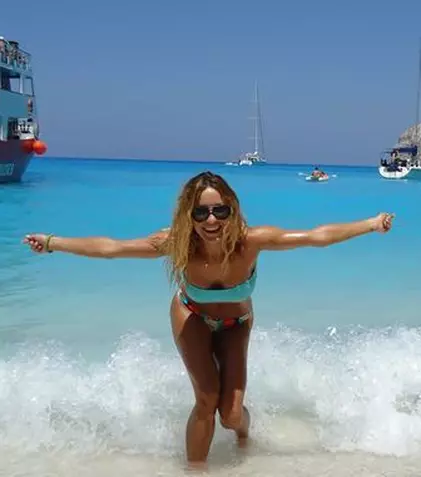 Flavia de la „’Neatza cu Răzvan și Dani” a fost în vacanţă în Zakinthos