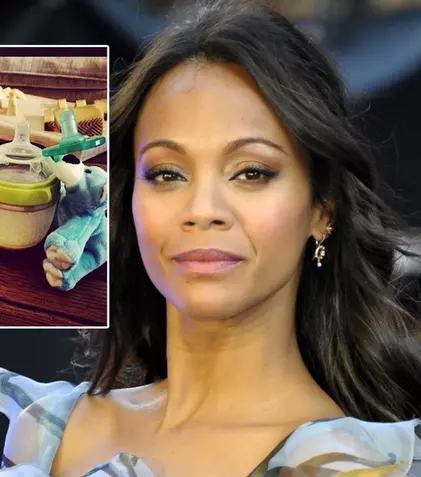 Zoe Saldana a ales numele gemenilor
